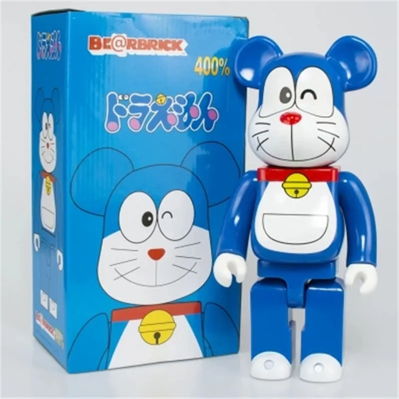

11'' Be@rbrick 400% Bearbrick Doraemon Gloomy Bear Vinyl Action Figure Collectible Model Toy Creative Christmas Gift BOX P826