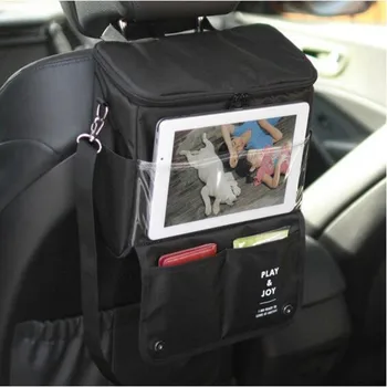 

2020 New Car Back Seat Organizer Travel Milk Drinks Picnic Storage Hanging Tote Cooler Bag Pounch Cover Box Truck Accessories