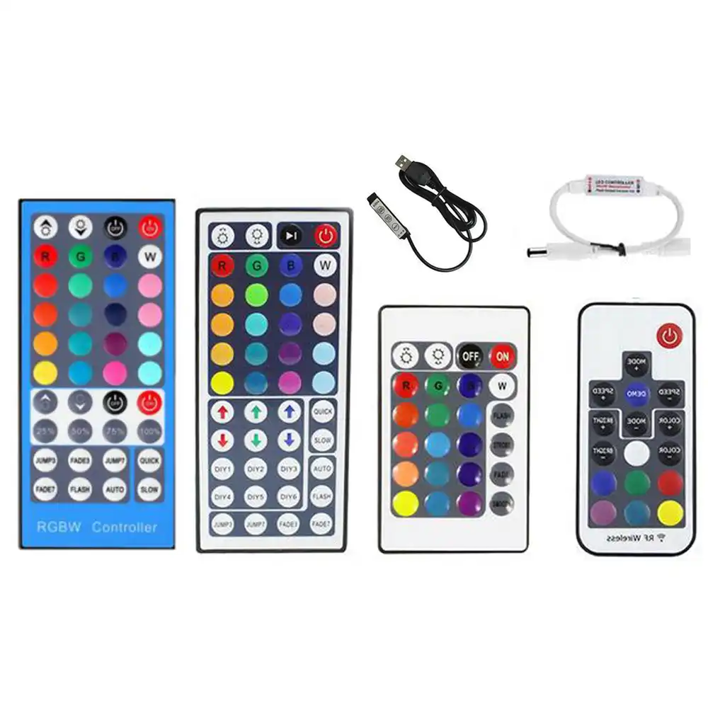 24-key IR Infrared Controller 12VDC for RGB LED Light Strip Christmas Party