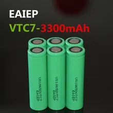 6 шт., 100% Новый оригинальный аккумулятор US18650VTC7 3300 мАч, 18650, 3,7 в, специальная батарея EAIEP для электронного продукта большой емкости