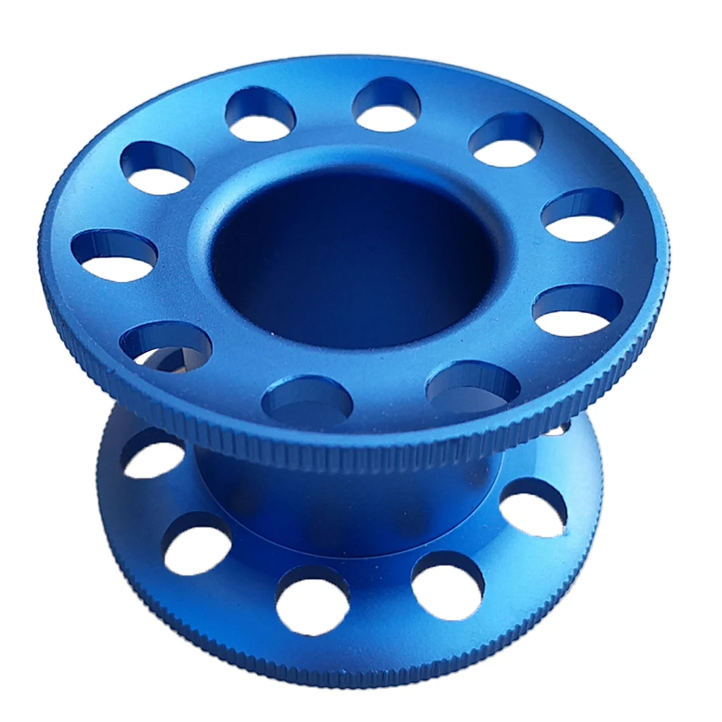 Aluminum Alloy Dive Wreck Cave Finger Reel Scuba Diving Tech Spool Guide Line Spool Underwater Snorkeling Gear Accessories Equip