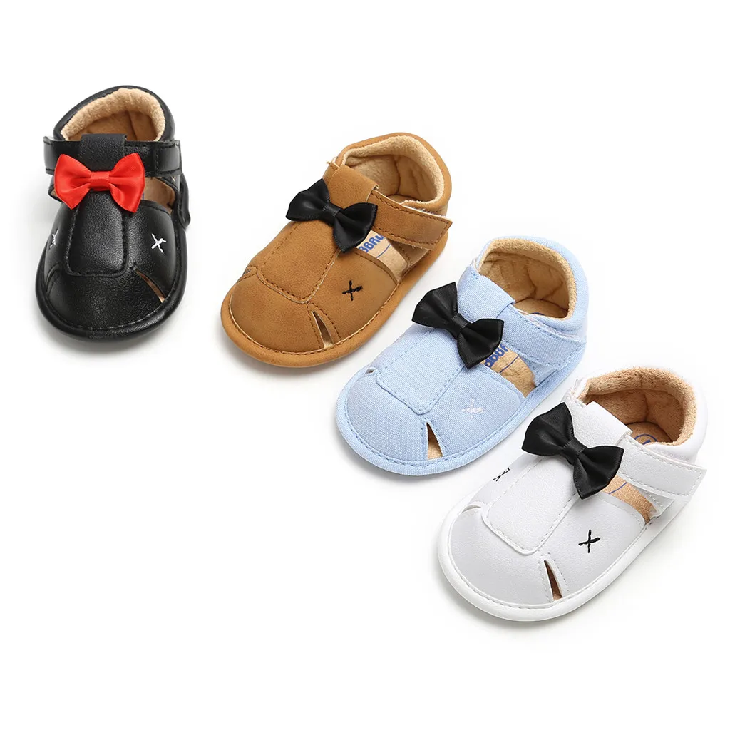 

Toddler Baby Kids Girls Boys Sandals Fashion Leather Bowknot Boys Summer 2019 Kids Shoes Sandalen Cinderen Casual Melissa Shoes