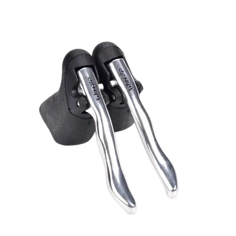 V-Brake Levers Lightweight Alloy Brake Levers 2 Finger Mountain Bike Bicycle BMX MTB V Brake Bike accessories #2d04 (4)