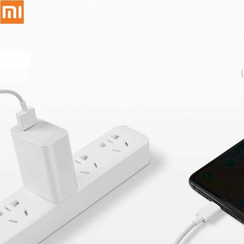 Оригинальное зарядное устройство Xiaomi 27 Вт USB QC 3 0 настенный адаптер быстрой