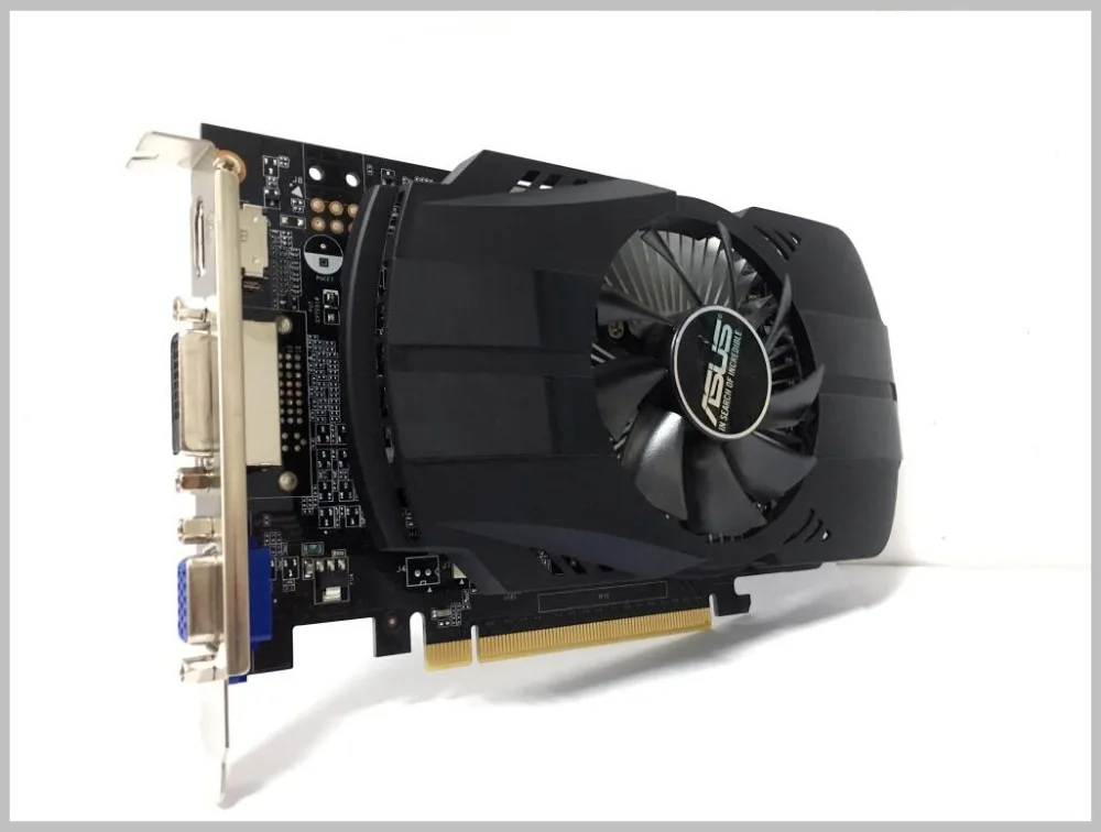 Asus GTX 750 FML 2GB GTX750 2G D5 DDR5 128 бит ПК настольные графические карты PCI Express 3 0