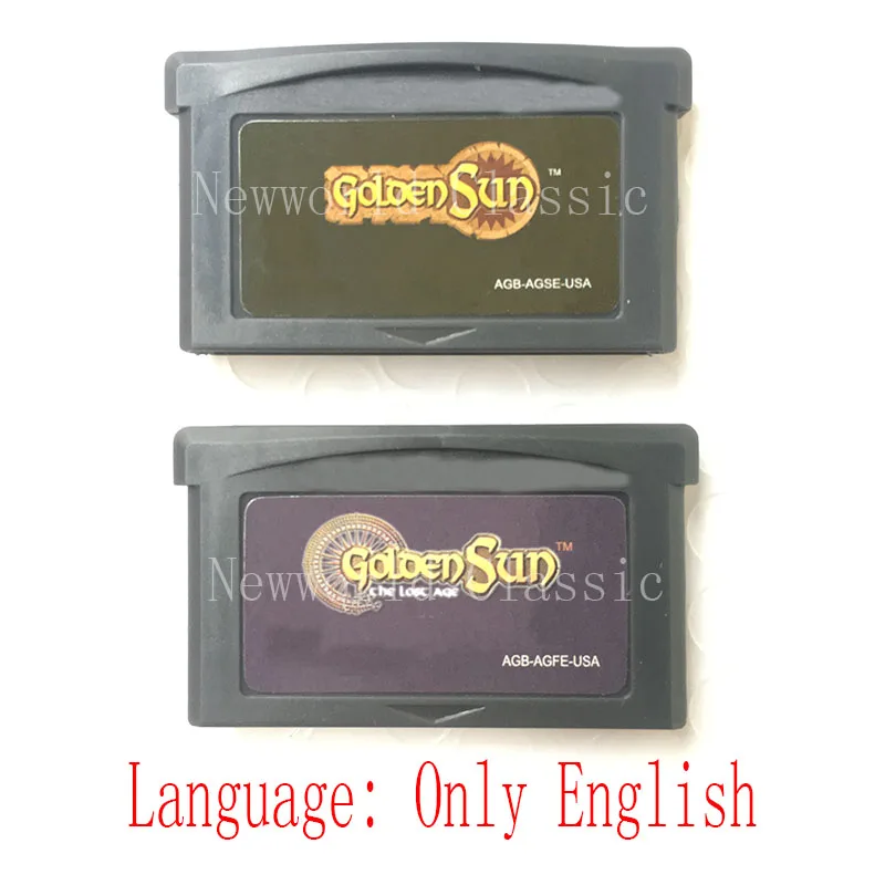 

Golden Sun/The Lost Age for 32 Bit Game Console Video Game Cartridge Console Card English Language US Sticker