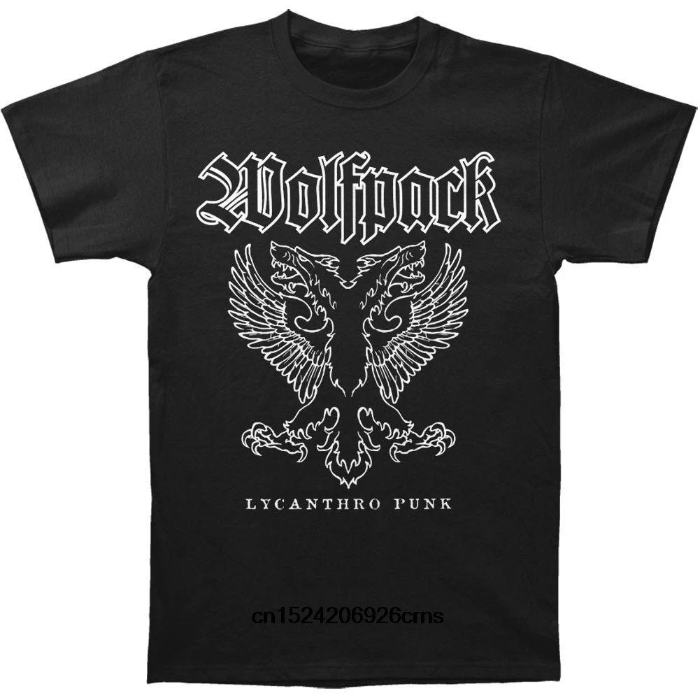 Забавная футболка для мужчин новинка женщин Wolfpack Lycanthro панковская | Мужская