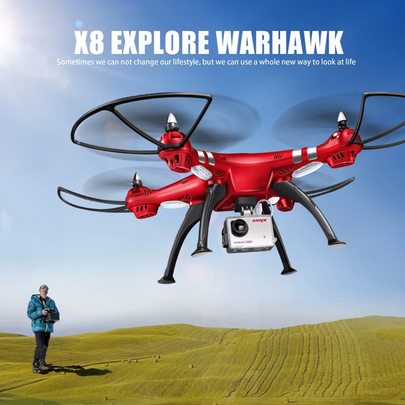 Newest Syma X8HG with camera HD 1080P Professional RC Drone Big ...