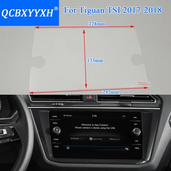 

QCBXYYXH For Volkswagen Tiguan 2018 Car Styling GPS Navigation Screen Glass Protective Film Dashboard Display Protective Film