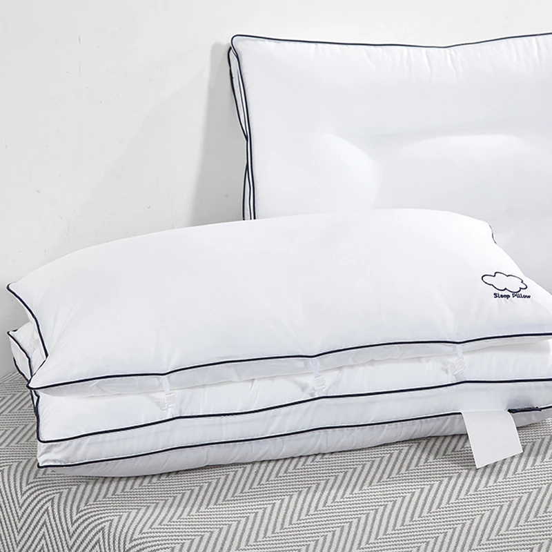 Svetanya супер высокая 3D подушка для сна прямоугольник 1 шт. белый цвет 48x74 см стандартный размер