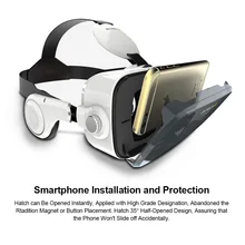 Bobovr z4 Caixa VR Realidade Virtual Óculos de proteção do Capacete 3D VR VR Óculos Google Mini Caixa de Papelão VR 2.0 BOBO para 4-6 ‘Telefone móvel