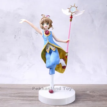 

EXQ Card Captor Sakura Kinomoto Action Figure Toys Clear Card Doll Anime Collectible Girl Baby Toys For Children Model Gift