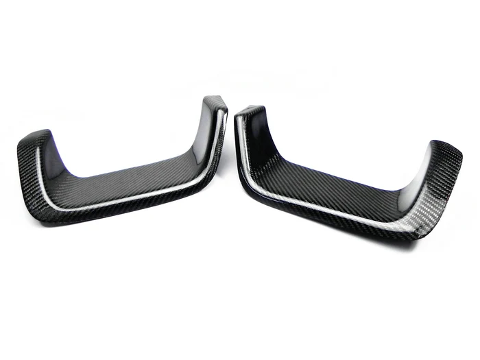 Buy OEM Style Glossy Carbon Fiber Rear Bumper Exhaust