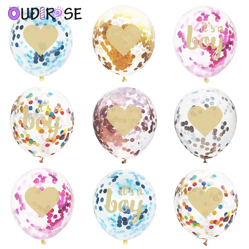 OUDIROSE 1 шт прозрачный бронзирующий латексный воздушный шар 12 дюймов гелиевый для