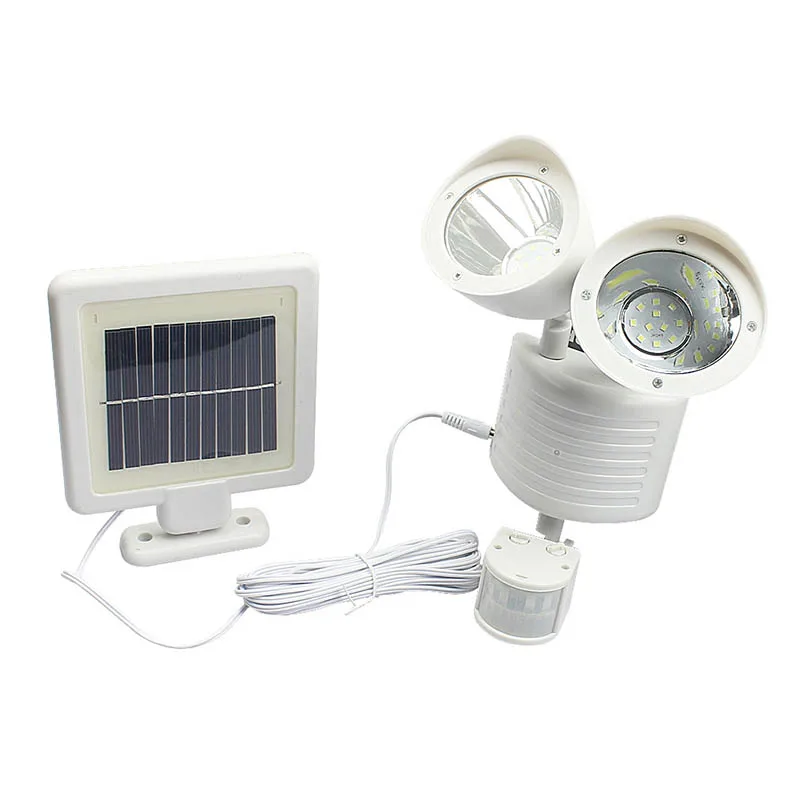 

Family Practical 22 SMD LED Solar Power Street Light PIR Motion Sensor Light Garden Security Lamp Outdoor Street Waterproof Wall