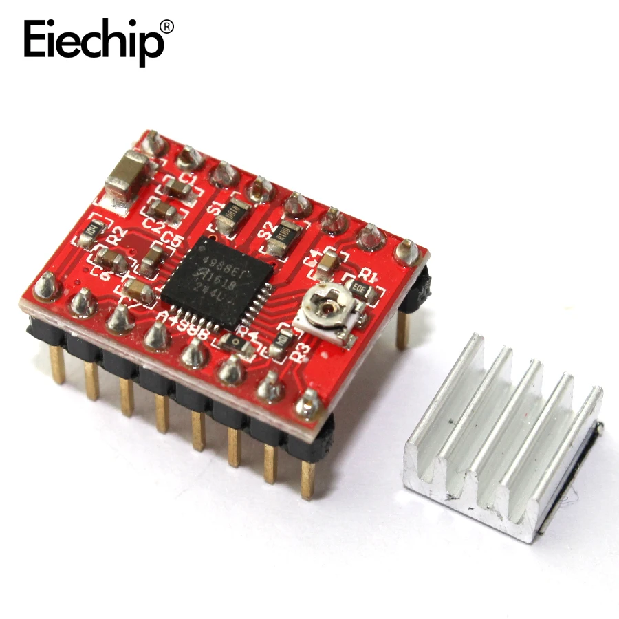 

1pcs/lot Reprap Stepper Driver A4988 stepper motor-driver with Heatsink