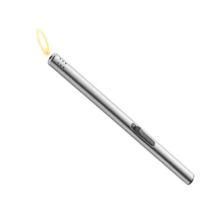 Top Grade Stainless Steel Butane Gas Kitchen Lighter BBQ Lighters Gun BBQ Ignitor Windproof For
