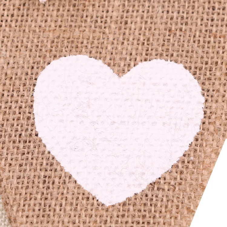 Mr Mrs Love heart винтажный Свадебный баннер джутовый бандаж реквизит для фотосессии