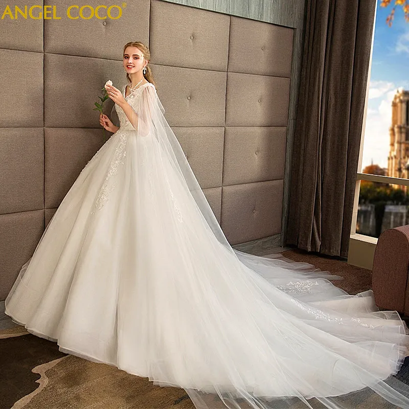 

100KG Can Wear Pregnancy Maternity Dress Simple Pregnant Woman Wedding Dress High Waist Trailing Large Size Bride Gown Marriage