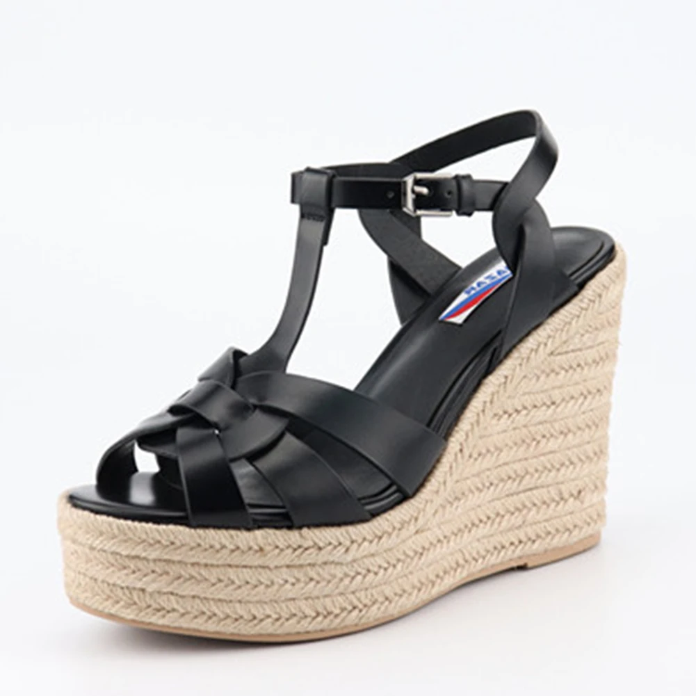 SARAIRIS/Роскошная брендовая Летняя женская обувь для отдыха; босоножки; T-STRAP Босоножки на платформе и высоком каблуке