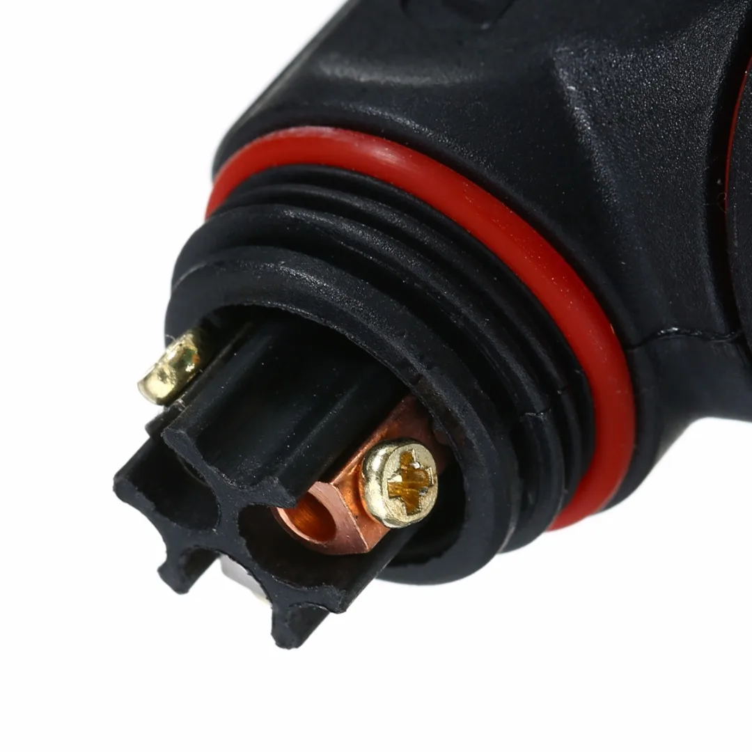 1pc IP67 Waterproof Electrical Cable Wire Connector 3 Core Black  220V~380V Solar Garden Outdoor Junction