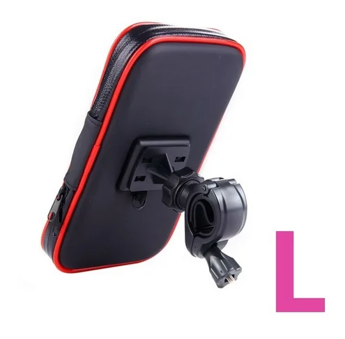 Держатель для телефона на велосипед, мотоцикл, подставка, водонепроницаемый чехол для iPhone Xs Max, gps, для huawei P20, крепление на руль велосипеда - Цвет: L