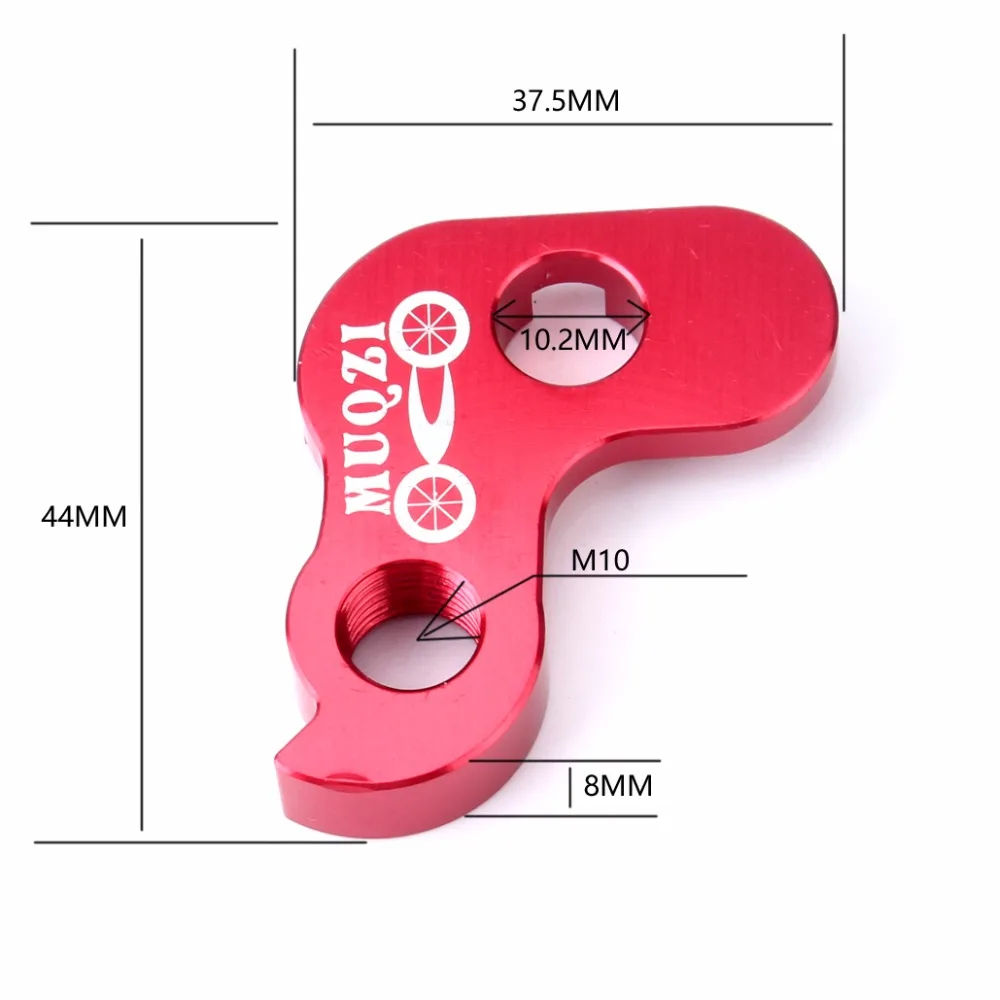 MUQZI, складной велосипедный задний переключатель, модифицированный задний крючок, вешалка для велосипеда, алюминиевый сплав, внешний, 3 скорости, задний крючок, жесткая вешалка