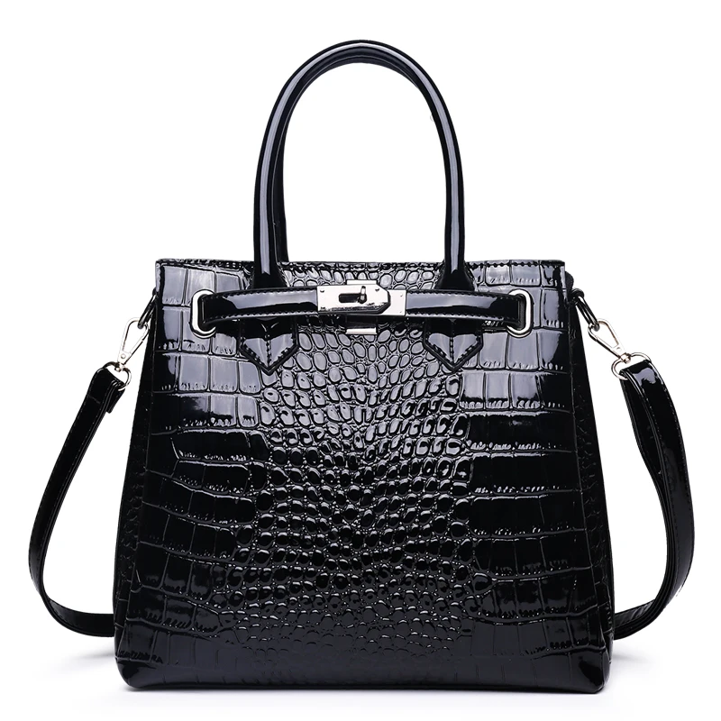 Роскошные крокодиловые сумки женские Сумки из искусственной кожи тоут Bolsas Alligator