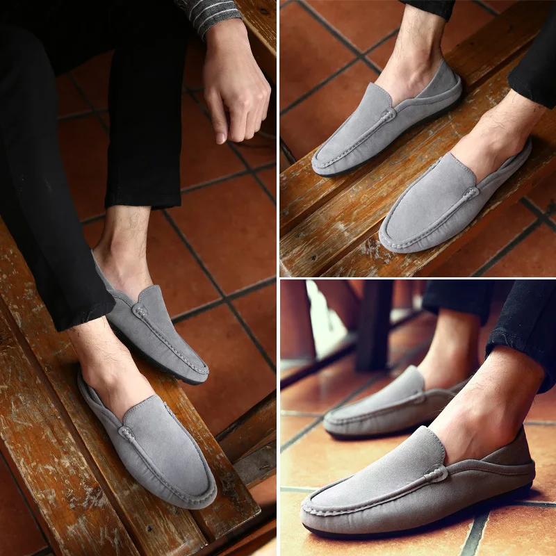 New Fashion Summer Canvas Shoes Men Peas Loafers High Quality Spring Shoes Men Flats Gommino Driving Shoes Size 39-44 New Fashion Summer Canvas Shoes Men Peas Loafers High Quality Spring Shoes Men Flats Gommino Driving Shoes Size 39-44