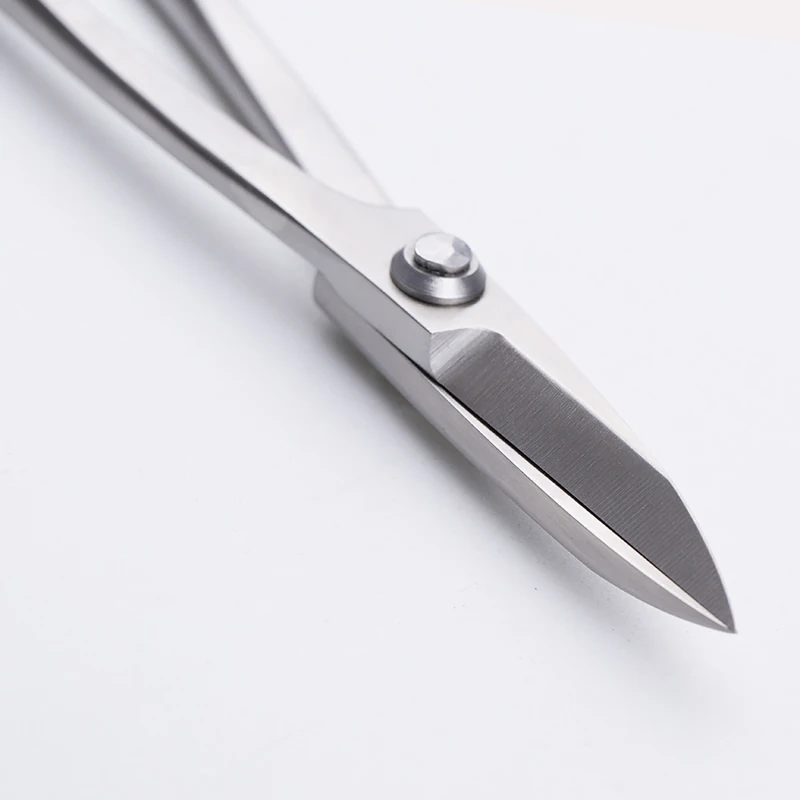 180 мм ножницы с длинной ручкой профессиональный уровень качества 4Cr13MoV нержавеющая сталь Бонсай инструменты, сделанные компанией TianBonsai