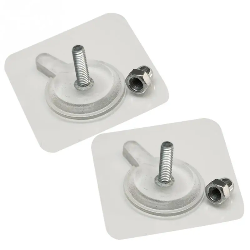

2pcs Wall Hanger Kitchen Bath Hanging Hooks Seamless Strong Self Adhesive Door Bathroom Walls Towel Clothes Hook Hanger