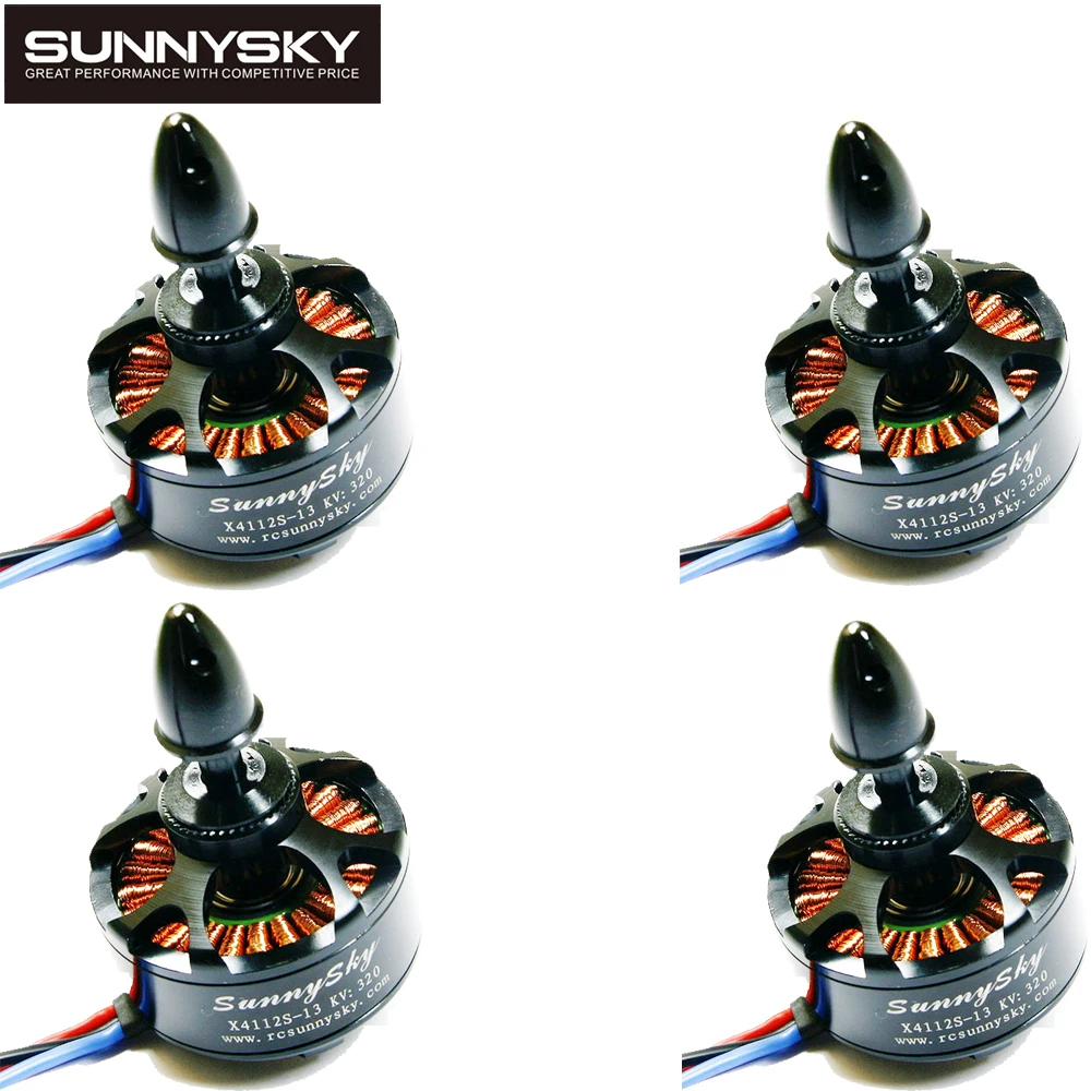 

4pcs/lot SUNNYSKY X4112S 320KV/400KV/485KV Outrunner Brushless Motor for Multi-rotor Aircraft