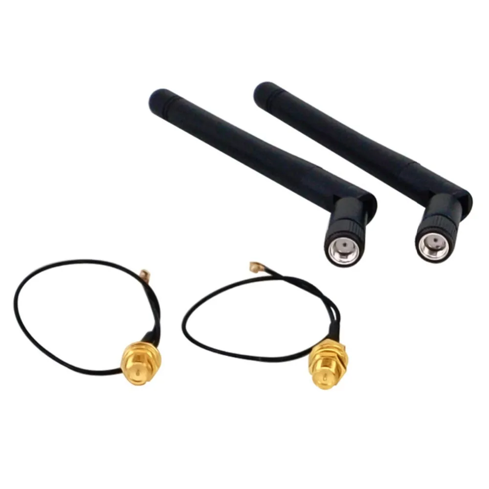 SOONHUA 2.4GHz WiFi Antenna RP-SMA Male Wireless Router With 17cm PCI UFL IPX to RP SMA Pigtail Cable For Wireless Router Aerial SOONHUA 2.4GHz WiFi Antenna RP-SMA Male Wireless Router With 17cm PCI UFL IPX to RP SMA Pigtail Cable For Wireless Router Aerial