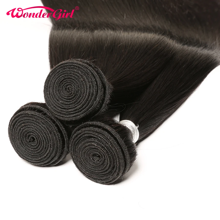 Wonder girl бразильские пучки волос плетение remy наращивание волос бразильские прямые человеческие пучки волос можно купить 3 или 4 пучка