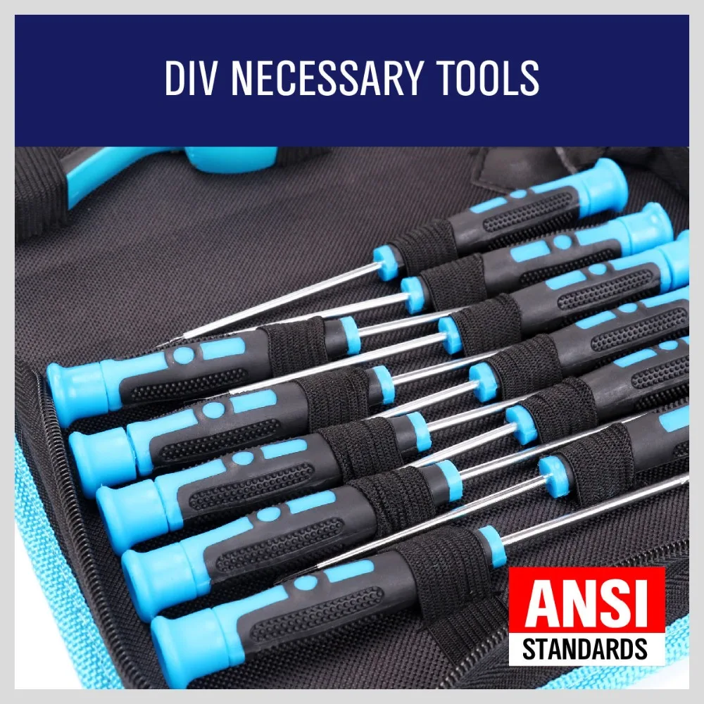 HORUSDY 16pcs Screwdriver Set Precision Torx Screw Driver Bits Pliers and Screwdrivers Kit For PC Phone Electrician Repair Tools