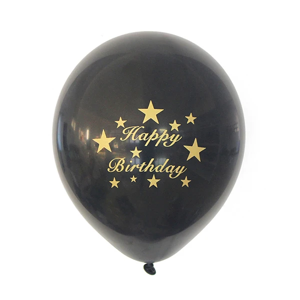 12 шт. 30th 40th 50th 60th 70th 80th шарики ко дню рождения воздушные шары для дня рождения вечеринки 30 40 50 60 70 80 шарики ко дню рождения s шарики для вечеринки - Цвет: HB black