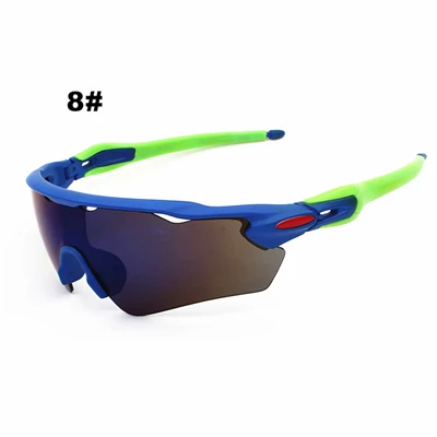 UV400 Солнцезащитные очки для велоспорта, мужские спортивные очки для велоспорта, женские солнцезащитные очки для бега, спортивные очки, очки для велоспорта, велосипедные очки - Цвет: 8