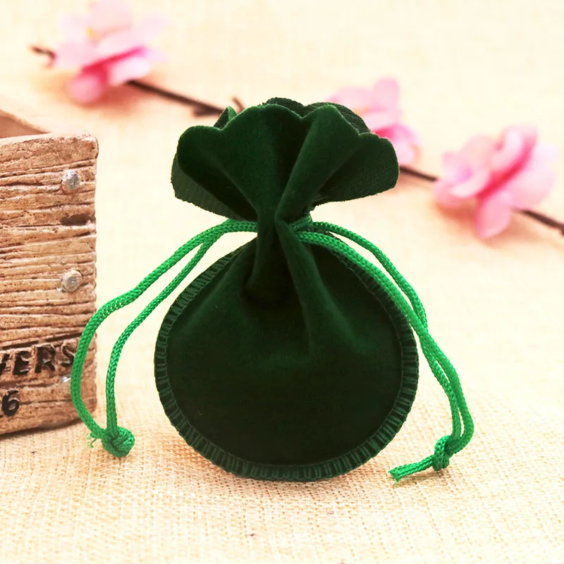 green pouch bag