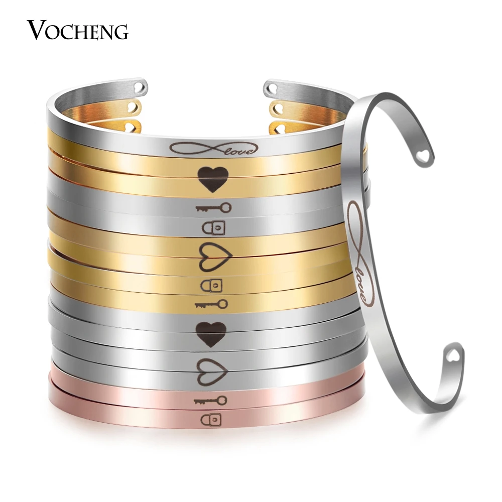 

Custom Stainless Steel Quote Mantra Bangle Lovers Engraved Inspirational Bracelet Width 4mm 3 Colors Plated SL-014