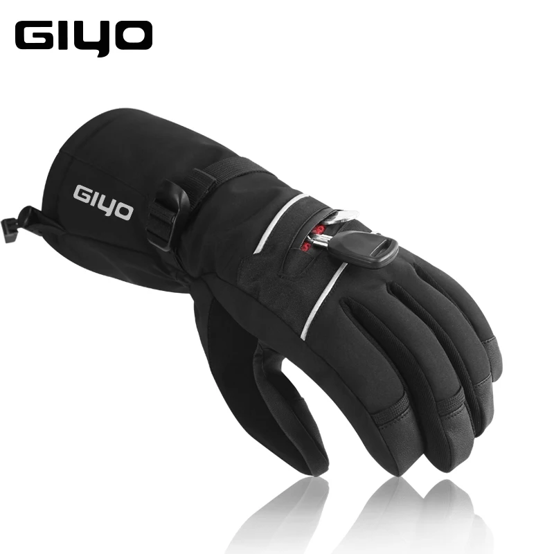 GIYO водонепроницаемые лыжные перчатки для Для мужчин Для женщин теплый флис снег перчатки снегоход сноуборд перчатки варежки зимние спортивные теплые перчатки
