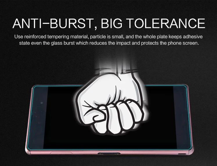 Закаленное стекло 9H Arc edge 0 26 мм Защитная пленка для экрана Sony Xperia Z1 L39H C6902 C6903 c6906 в