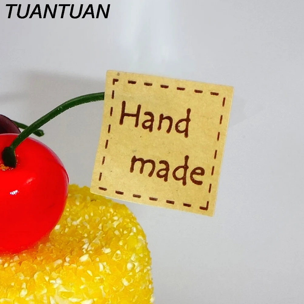 

TUANTUAN New Vintage DIY Handmade Memo Pad Diary Stickers Kraft Label Sticker Scrabooking Decor 25*25mm