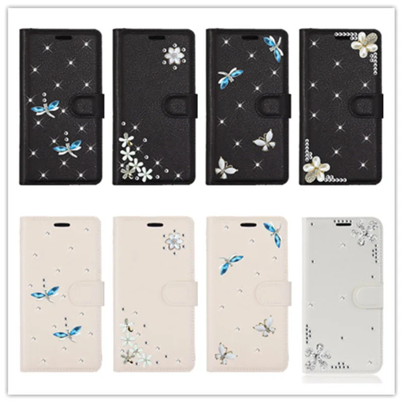

S10 5G S10E A90 A80 A70 A50 A40 A30 A20 A10 Bling WalletLeather Flip Case for Samsung Galaxy Xcover 4 4S Alpha Core prime Cover