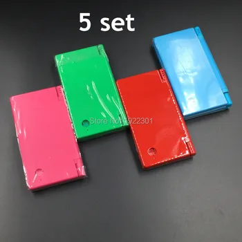 

5 Set Full Shell Housing Cover Case With Buttons Replacement for Nintendo DSi for NDSi Green/ Blue/ Pink/ Red Color