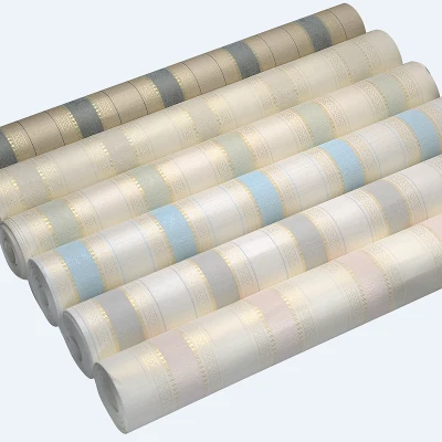 Blue Pink Striped Wallpaper Mediterranean Style Bedroom Living Room Home Decoration Wallpaper Roll Blue Pink Striped Wallpaper Mediterranean Style Bedroom Living Room Home Decoration Wallpaper Roll