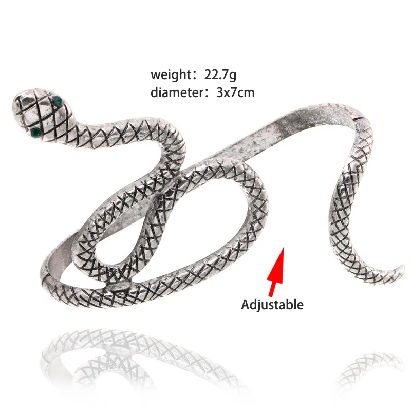 Punk Animal Snake Bracelet Hip Hop Crystal Bracelets Women Bohemian Bangles Gifts Men Jewelry Bangle Fashion Party Gift bracelet jewelry,leather bracelets,shell charm bracelets