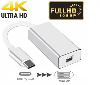 

Hot Converters USB-C to Mini DisplayPort Converter 4K 60HZ Type-C Mini DP Adapter