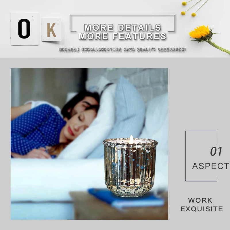 Candle jars (3)