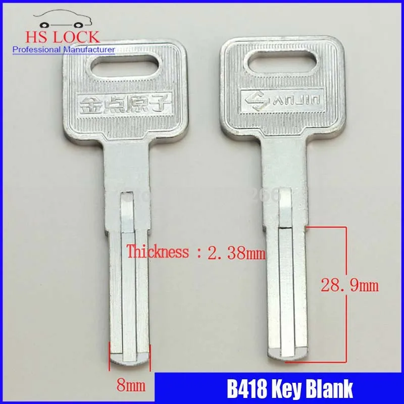 

B418 House Home Door Key blanks Locksmith Supplies Blank Keys