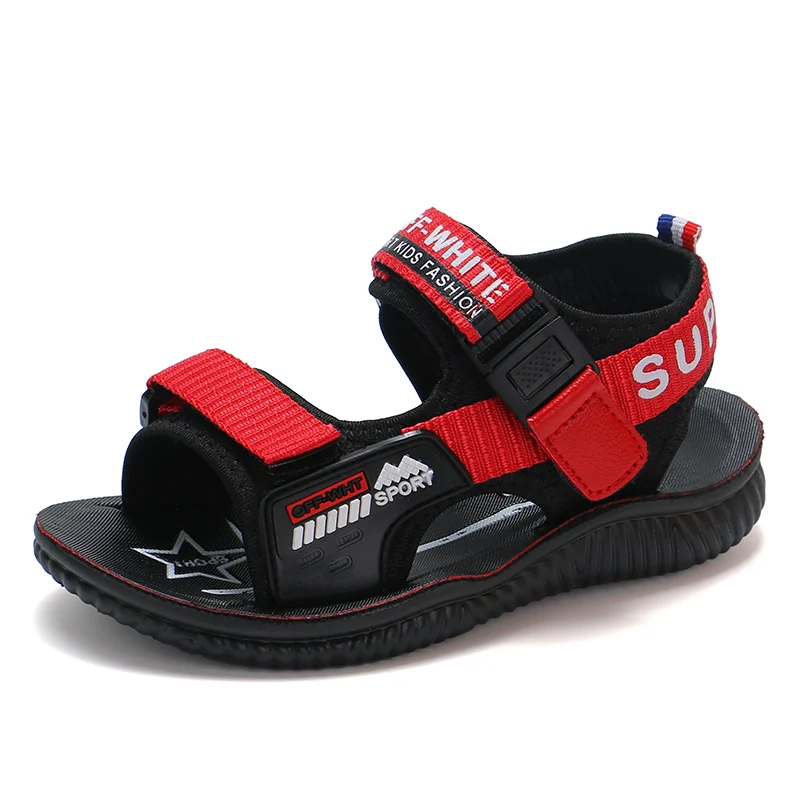 

Fashionable Summer Children's Boys Kids Spiderman Black Footwear Child Male Confort Sport Breathable Shoes Sandals